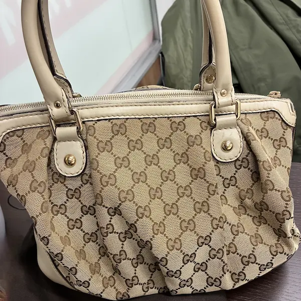 グッチ　GGキャンバス　スーキー　ハンドバッグ