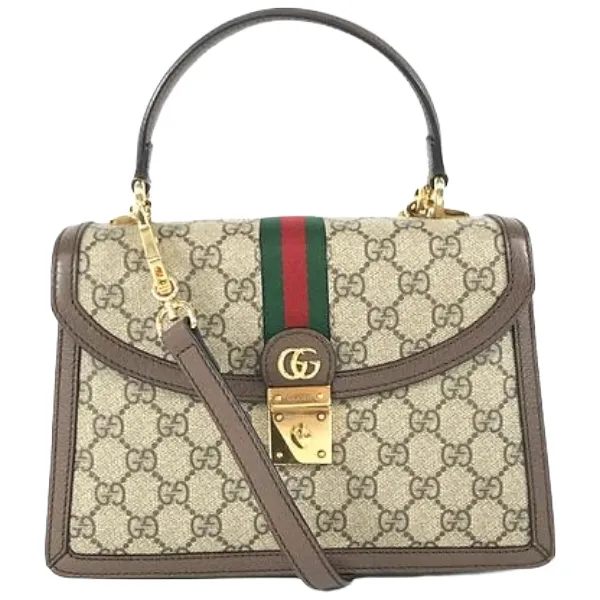 グッチ オフィディア ハンドバッグ PVC レザー