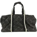 シャネル 旧トラベル ボストンバッグ ナイロン