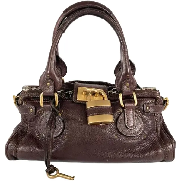 クロエ パディントン ハンドバッグ レザー