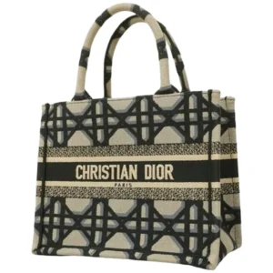 ディオール カナージュ ブックトート ハンドバッグ キャンバス