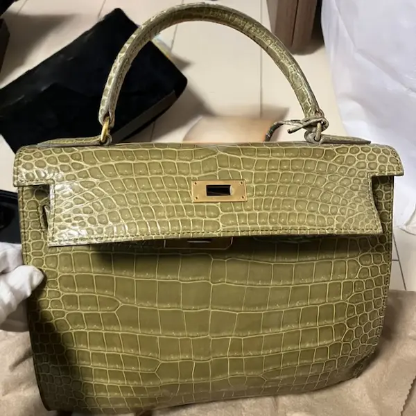 エルメス　ケリー25　ポロサス　〇Y刻印