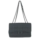 シャネル ニュートラベル チェーンショルダーバッグ ナイロンキャンバス