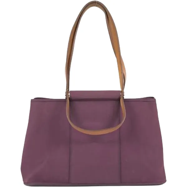 エルメス カバックエラン ショルダーバッグ キャンバス シルバー金具