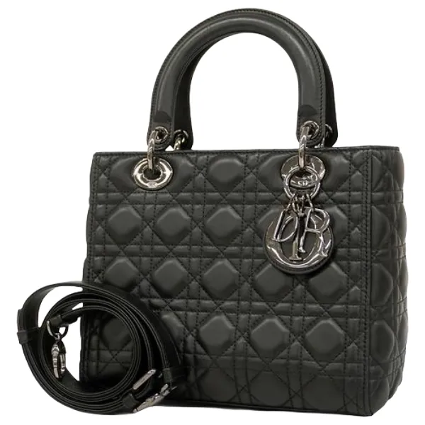 ディオール カナージュ レディディオール ハンドバッグ レザー