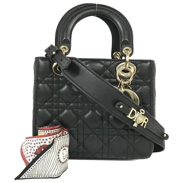 ディオール カナージュ レディディオール ハンドバッグ レザー