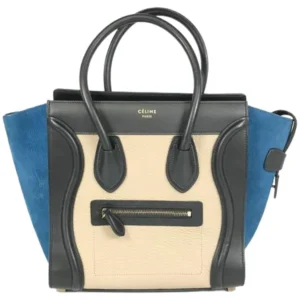 セリーヌ ラゲージマイクロ ハンドバッグ レザー