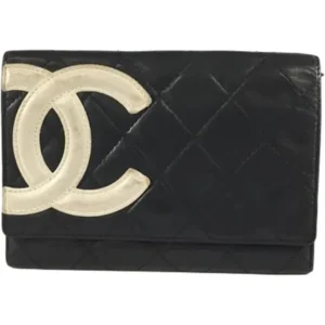 シャネル カンボン 財布 カーフスキン