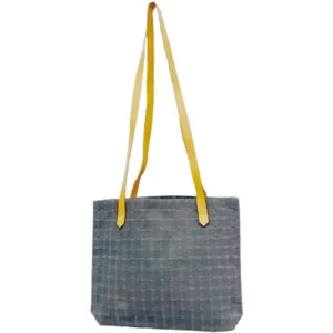 エルメス アメダバカバドゥポッシュ ショルダーバッグ キャンバス ゴールド金具