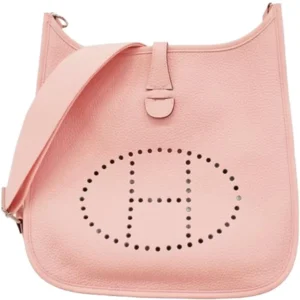 エルメス エヴリン3PM ショルダーバッグ レザー T刻印 シルバー金具