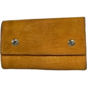 エルメス エテュイクレ4 キーケース リザード □G刻印 シルバー金具