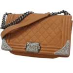 シャネル ボーイシャネル ショルダーバッグ ラムスキン