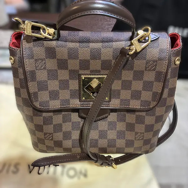 ルイ・ヴィトン　ベルガモ　ダミエ・エベヌ　2wayバッグ