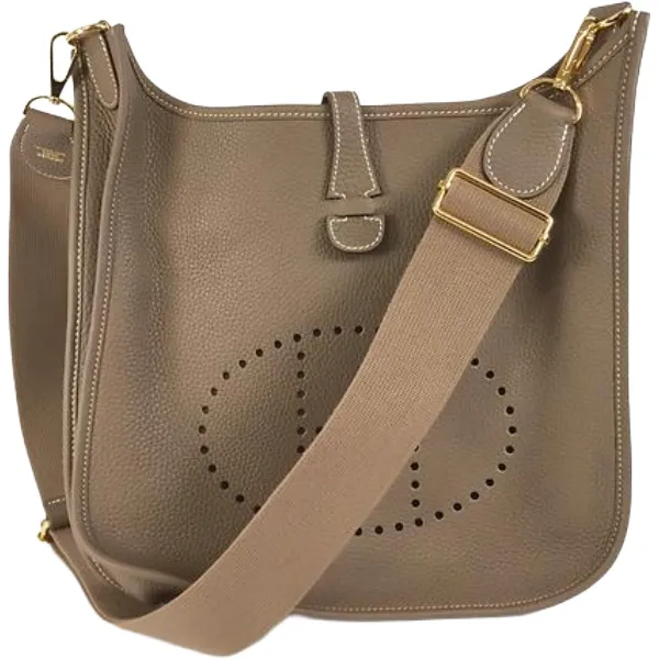 エルメス エヴリン3PM ショルダーバッグ レザー T刻印 シルバー金具