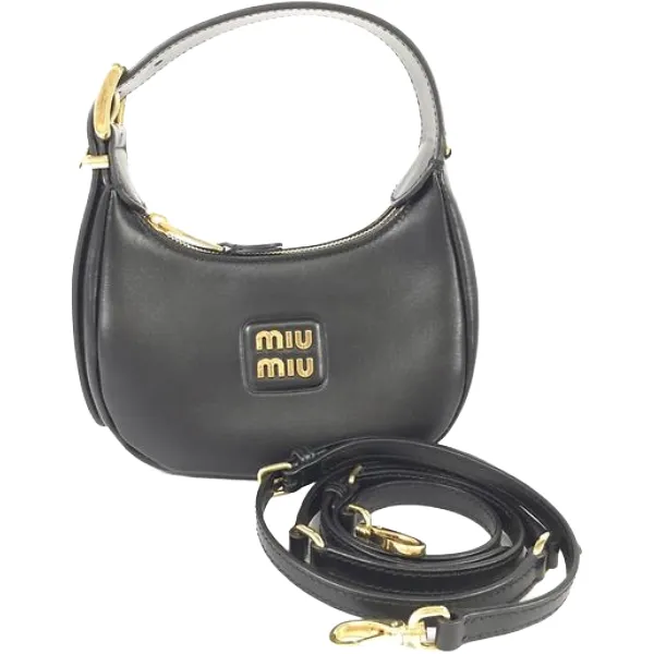 ミュウミュウ ショルダーバッグ レザー