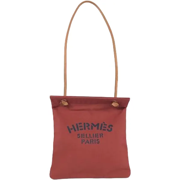 エルメス アリーヌMM ショルダーバッグ キャンバス A刻印 シルバー金具