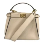 フェンディ ピーカブーミニ ハンドバッグ レザー