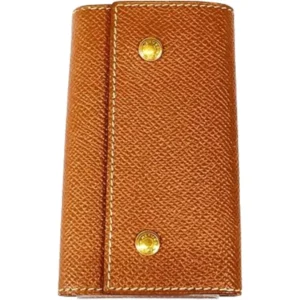 エルメス セリエ エテュイクレ キーケース レザー □C刻印 ゴールド金具