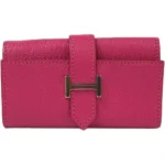 エルメス ベアンキーケース キーケース レザー □J刻印 シルバー金具