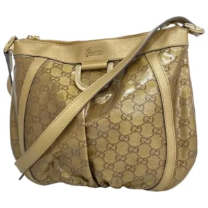 グッチ GGクリスタル ショルダーバッグ コーティングキャンバス