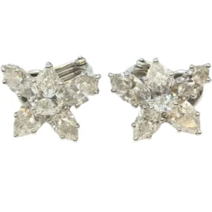 ハリーウィンストン クラスター ピアス イヤリング