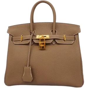 エルメス バーキン25 ハンドバッグ レザー C刻印 ゴールド金具