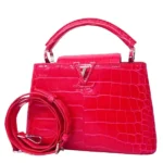 ルイ・ヴィトン クロコダイル カプシーヌBB ハンドバッグ