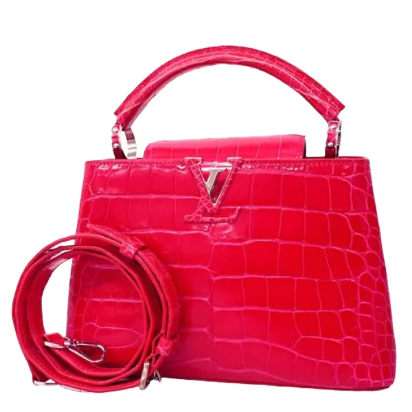 ルイ・ヴィトン クロコダイル カプシーヌBB ハンドバッグ