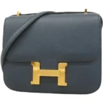 エルメス コンスタンス18 ショルダーバッグ レザー Z刻印 ゴールド金具