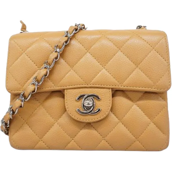 シャネル スポーツ チェーンショルダーバッグ ハラコ ナイロンキャンバス