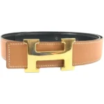 エルメス コンスタンス ベルト レザー ○X刻印 ゴールド金具