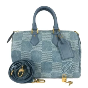 ルイ・ヴィトン ダミエデニム スピーディバンドリエール 30 ハンドバッグ N00203