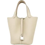 エルメス ピコタンロックPM ハンドバッグ レザー K刻印 シルバー金具