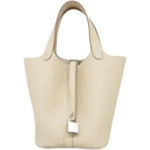 エルメス ピコタンロックPM ハンドバッグ レザー K刻印 シルバー金具