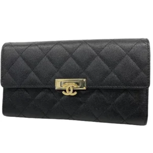 シャネル マトラッセ 財布 キャビアスキン