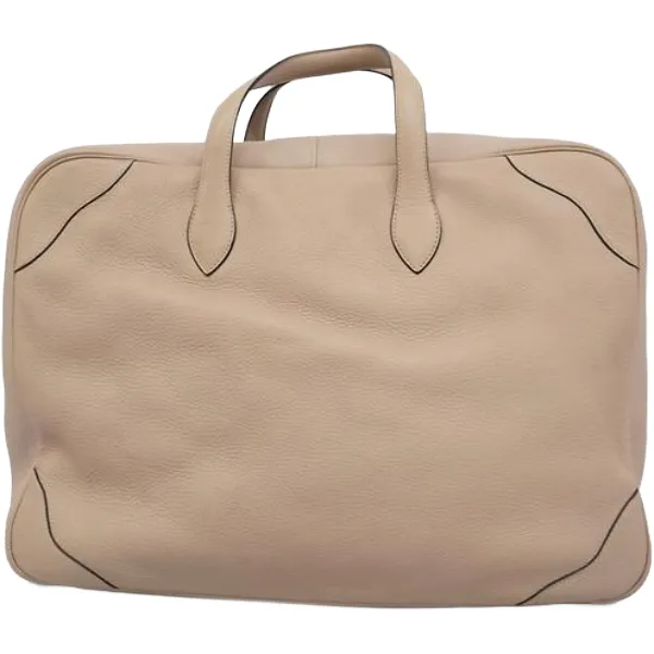 エルメス ヴィクトリア50 ボストンバッグ レザー □D刻印 シルバー金具