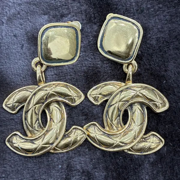 シャネル　マトラッセ　ココマーク　イヤリング