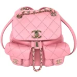 シャネル マトラッセ チェーンリュックサック レザー