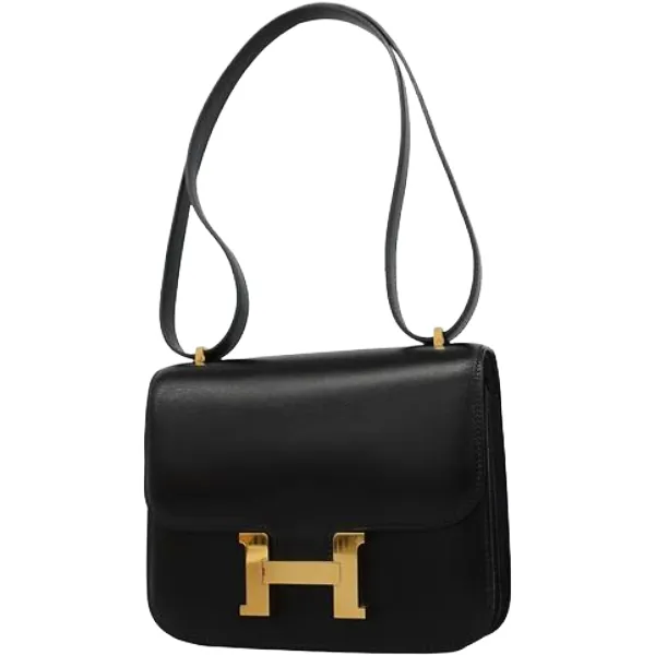 エルメス コンスタンス18 ショルダーバッグ レザー ○V刻印 ゴールド金具