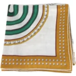 エルメス カレジェアン スカーフ カシミヤ シルク