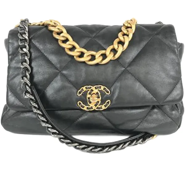 シャネル シャネル19 チェーンショルダーバッグ レザー