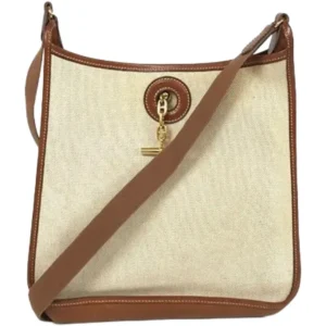 エルメス ヴェスパPM ショルダーバッグ キャンバス □A刻印 ゴールド金具