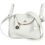 エルメス リンディミニ ショルダーバッグ レザー W刻印 ゴールド金具