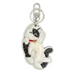 ルイ・ヴィトン モノグラム キーホルダーLVキャット キーホルダー M01475