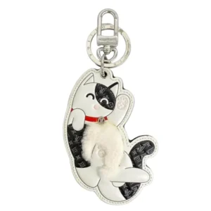 ルイ・ヴィトン モノグラム キーホルダーLVキャット キーホルダー M01475