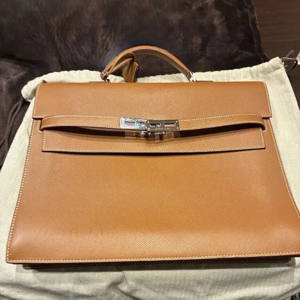 エルメス　ケリーデペッシュ34　□L刻印