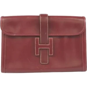 エルメス ジジェPM クラッチバッグ レザー