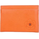 シャネル バタフライカメリア カードケース パスケース レザー