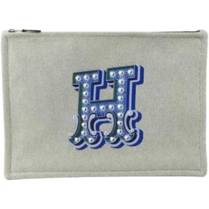 エルメス Hティサ―ジュ ポーチ キャンバス