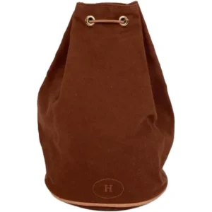 エルメス ポロションミミルPM ショルダーバッグ キャンバス ゴールド金具